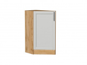 Шкаф нижний торцевой Сканди 816*296*554 Grey Silkwood / Дуб Вотан