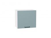 Шкаф верхний горизонтальный Флэт 458*500*318 Grey-green In 2S / Белый