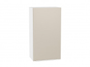 Шкаф верхний с 1-ой дверцей Фьюжн 920*500*320 Cream Silk / Белый