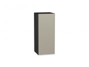 Шкаф верхний с 1-ой дверцей Фьюжн 716*300*320 Silky Grey / Graphite