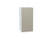 Шкаф верхний с 1-ой дверцей Фьюжн 716*350*320 Silky Grey / Белый