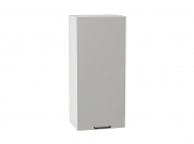 Шкаф верхний с 1-ой дверцей Флэт 920*400*318 Light Grey In 2S / Белый