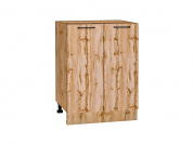 Шкаф нижний с 2-мя дверцами Флэт 816*600*478 Wotan Oak 2S / Дуб Вотан