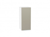 Шкаф верхний с 1-ой дверцей Фьюжн 716*300*320 Silky Grey / Белый