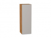 Шкаф верхний с 1-ой дверцей Фьюжн 920*300*320 Clay Silk / Дуб Вотан