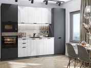 Евро Лайн-01 2140*2800*600 Белый/Антрацит