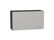 Шкаф верхний горизонтальный Фьюжн 458*800*318 Silky Light Grey / Graphite