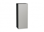 Шкаф верхний с 1-ой дверцей Фьюжн 920*350*320 Silky Light Grey / Graphite