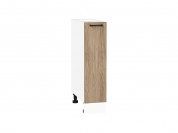 Шкаф нижний бутылочница Флэт 816*200*478 Natural Casella Oak 2S / Белый