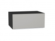 Шкаф верхний горизонтальный глубокий Фьюжн 358*800*576 Silky Light Grey / Graphite