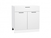 Шкаф нижний с 2-мя дверцами и ящиком Флэт 816*800*478 White In 2S / Белый