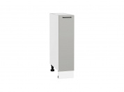 Шкаф нижний бутылочница Флэт 816*200*478 Light Grey In 2S / Белый
