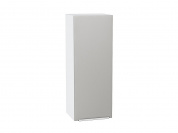 Шкаф верхний с 1-ой дверцей Фьюжн 920*350*320 Silky Light Grey / Белый