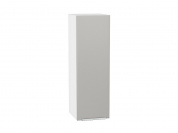 Шкаф верхний с 1-ой дверцей Фьюжн 920*300*320 Silky Light Grey / Белый