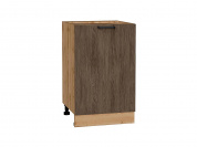 Шкаф нижний с 1-ой дверцей Флэт 816*500*478 Brown Casella Oak 2S / Дуб Вотан