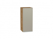 Шкаф верхний с 1-ой дверцей Фьюжн 716*300*320 Silky Grey / Дуб Вотан