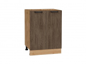 Шкаф нижний с 2-мя дверцами Флэт 816*600*478 Brown Casella Oak 2S / Дуб Вотан
