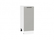 Шкаф нижний с 1-ой дверцей Флэт 816*300*478 Light Grey In 2S / Белый