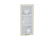 Комплект фасадов Ницца со стеклом для каркаса Ф-25Н В409 916*396*16 Дуб крем