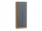 Шкаф двухстворчатый Стиль ШК-803 с ящиками 2110*800*376 Graphite Softwood