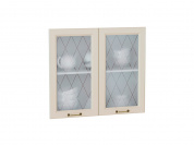 Комплект фасадов Ницца со стеклом для каркаса Ф-55 В800 712*792*16 Агат