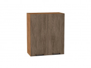 Шкаф верхний с 2-мя дверцами Флэт 716*600*318 Brown Casella Oak 2S / Дуб Вотан