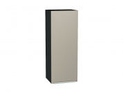 Шкаф верхний с 1-ой дверцей Фьюжн 920*350*320 Silky Grey / Graphite