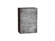 Шкаф верхний с 1-ой дверцей Флэт 716*500*318 Temple Stone 2S / Graphite