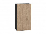 Шкаф верхний с 1-ой дверцей Флэт 920*500*318 Natural Casella Oak 2S / Graphite