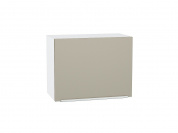 Шкаф верхний горизонтальный Фьюжн 458*600*318 Silky Grey / Белый