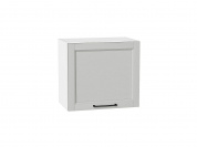 Шкаф верхний горизонтальный Сканди 458*500*320 Grey Silkwood / Белый