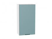 Шкаф верхний с 1-ой дверцей Флэт 920*500*318 Grey-green In 2S / Белый