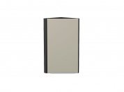 Шкаф верхний торцевой Фьюжн 716*300*306 Silky Grey / Graphite