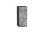 Шкаф верхний с 1-ой дверцей Флэт 716*300*318 Temple Stone 2S / Graphite