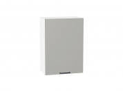 Шкаф верхний с 1-ой дверцей Флэт 716*500*318 Light Grey In 2S / Белый
