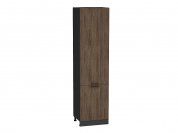 Шкаф пенал с 2-мя дверцами Флэт 2336*600*574 Brown Casella Oak 2S / Graphite