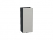 Шкаф верхний с 1-ой дверцей Флэт 716*300*318 Light Grey In 2S / Graphite