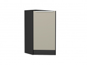 Шкаф нижний торцевой Фьюжн 816*296*554 Silky Grey / Graphite
