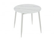 Стол Uni-Form-R.2B 800*800*750 SGrey/White Matt Marble