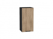 Шкаф верхний с 1-ой дверцей Флэт 716*350*318 Natural Casella Oak 2S / Graphite