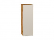 Шкаф верхний с 1-ой дверцей Фьюжн 920*300*320 Cream Silk / Дуб Вотан