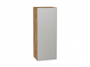 Шкаф верхний с 1-ой дверцей Фьюжн 920*350*320 Silky Light Grey / Дуб Вотан