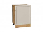 Шкаф нижний с 1-ой дверцей Сканди 816*600*480 Cream Silkwood / Дуб Вотан