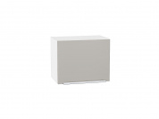 Шкаф верхний горизонтальный Фьюжн 358*450*320 Silky Light Grey / Белый
