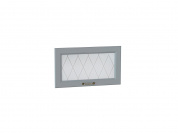 Комплект фасадов Ницца со стеклом для каркаса Ф-86 ВГ600 354*596*16 Графит