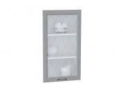 Комплект фасадов Ницца со стеклом для каркаса Ф-35Н В509 916*496*16 Графит