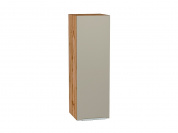 Шкаф верхний с 1-ой дверцей Фьюжн 920*300*320 Silky Grey / Дуб Вотан