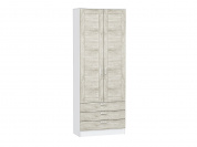 Шкаф двухстворчатый Стиль ШК-803 с ящиками 2110*800*376 Nordic Oak