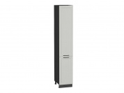 Шкаф пенал с 2-мя дверцами Нео 2336*400*576 Grey Silk / Graphite