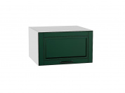 Шкаф верхний горизонтальный глубокий Дублин 358*600*574 Special Green / Белый